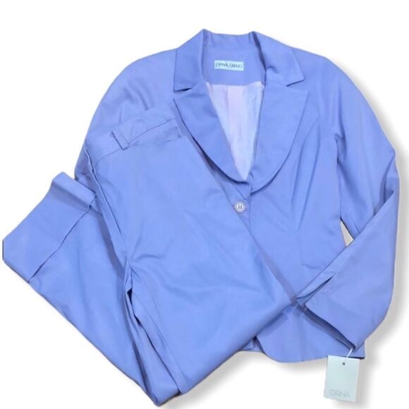 Orna Farho Jackets & Blazers - Orna Farho Light Purple Two Piece Suit Sz S